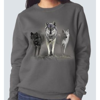 Monashee Outdoors Wolf Tribute Crewneck Sweater