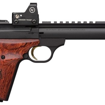 Browning Buck Mark Shot Show Special Field Target Rosewood Crimson Trace Reflex Sight SR Adjustable Target Sights, Pistol Rug Soft Case