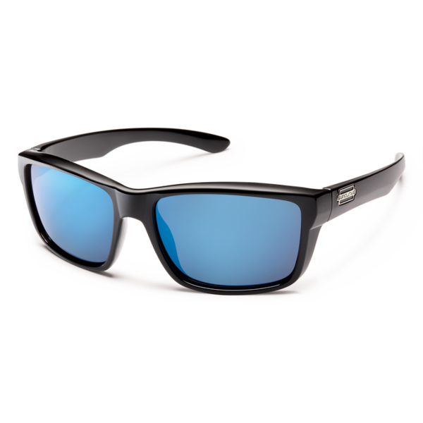 Suncloud Mayor Black / Polar Blue Mirror