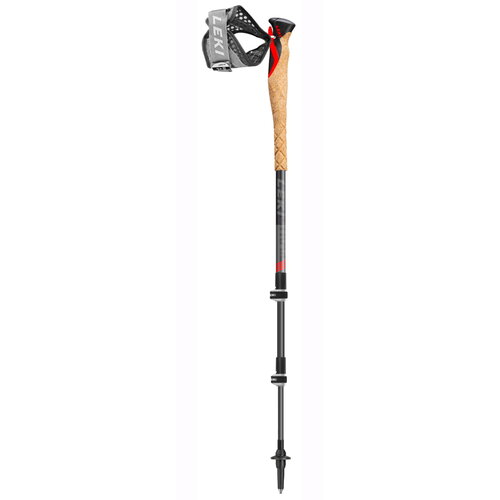 Leki Cross Trail Carbon Black/Red 100-135cm