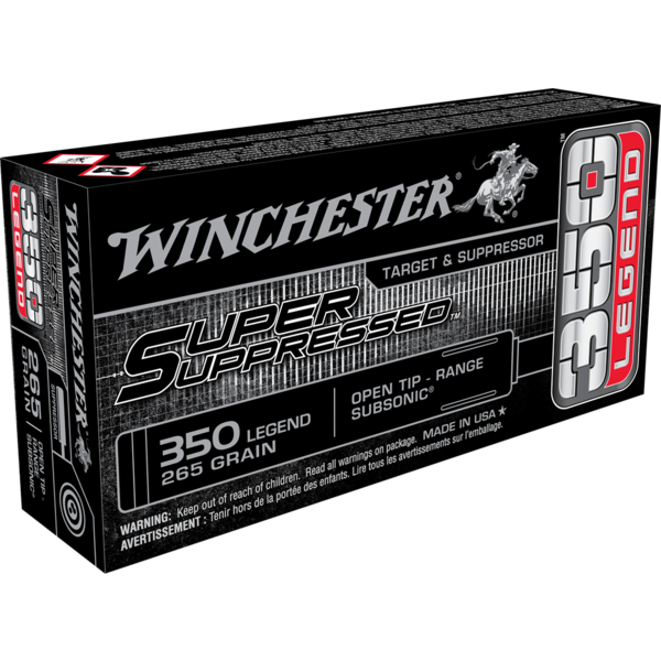 Winchester 350 Legend 255gr Super Suppressed Winchester