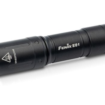 Fenix E01 V2.0 100 Lumen Black Mini EDC AAA Flashlight