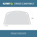Klymit Cross Canyon 3 Tent - Red/Grey