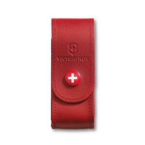 Victorinox Belt Pouch Red Leather 4.0520.1US2