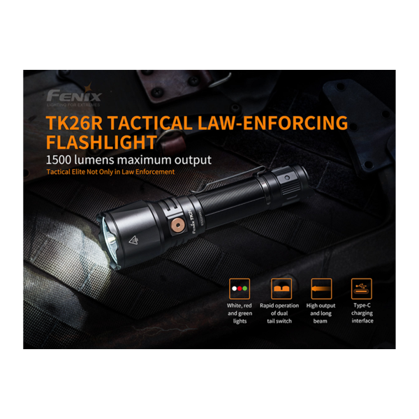 Fenix TK26R High Performance Flashlight 1500 Lumen