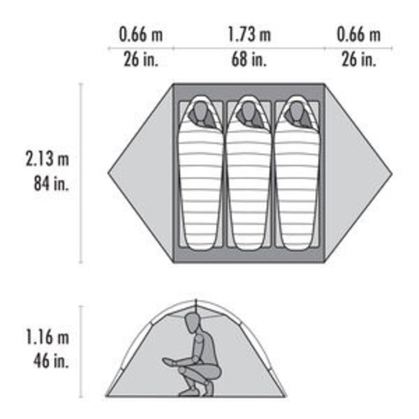 MSR Hubba Hubba 3 Tent V7