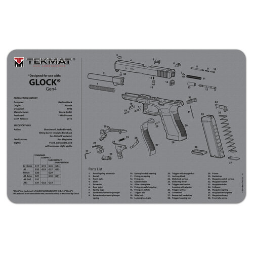 TekMat Gun Cleaning Bench Mat
