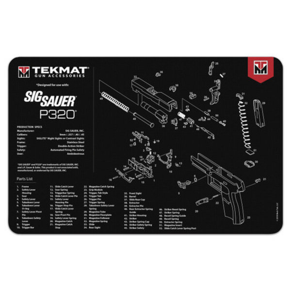 TekMat Gun Cleaning Bench Mat