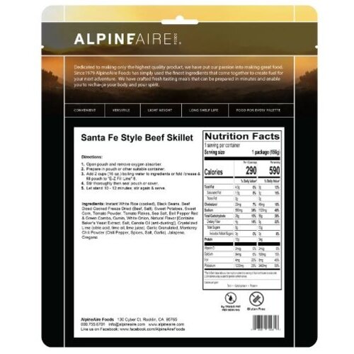 AlpineAire Santa Fe-Style Beef Skillet