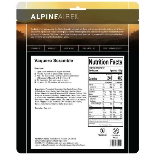 AlpineAire Vaquero Egg Scramble