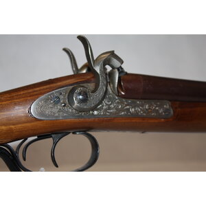 Pedersoli 12ga SxS Deluxe, Black Powder with Hammers, Cylinder & Modified, Very Good Condition