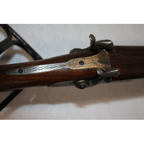 Pedersoli 12 gauge SxS, Black Powder, Classic with Hammers Side by Side Cylinder & Modified, #L241-CM