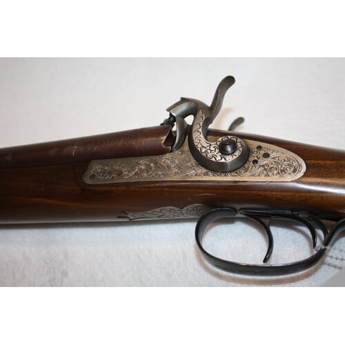 Pedersoli 12 gauge SxS, Black Powder, Classic with Hammers Side by Side Cylinder & Modified, #L241-CM
