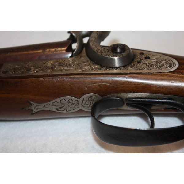 Pedersoli 12 gauge SxS, Black Powder, Classic with Hammers Side by Side Cylinder & Modified, #L241-CM