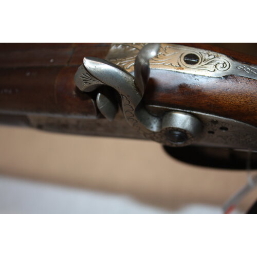 Pedersoli 12 gauge SxS, Black Powder, Classic with Hammers Side by Side Cylinder & Modified, #L241-CM
