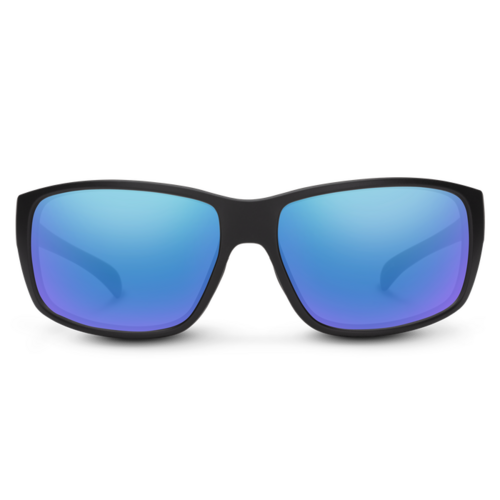 Suncloud Milestone Matte Black / Polar Blue Mirror