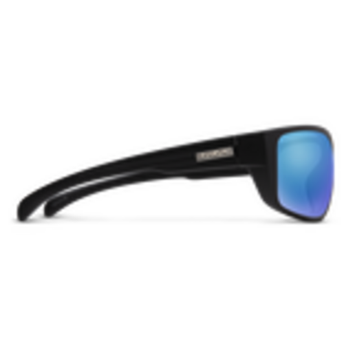 Suncloud Milestone Matte Black / Polar Blue Mirror