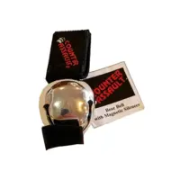 Bear Bell with Magnetic Silencer 1.5" Chrome