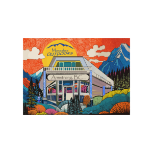 Monashee Outdoors Be Wild Store Sticker
