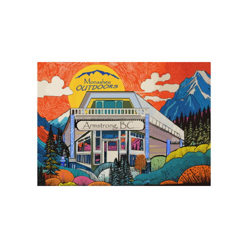 Monashee Outdoors Be Wild Store Sticker