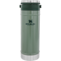 Travel Mug French Press 16oz Hammertone Green