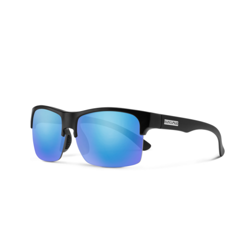 Suncloud Rambler Lite Matte Black / Polarized Blue Mirror