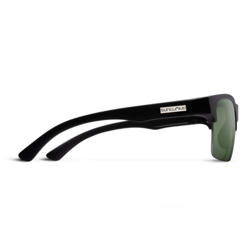 Suncloud Rambler Lite Matte Black / Polarized Grey Green