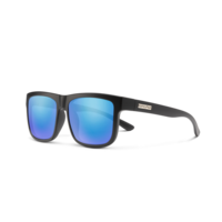 Quiver Matte Black / Polarized Blue Mirror