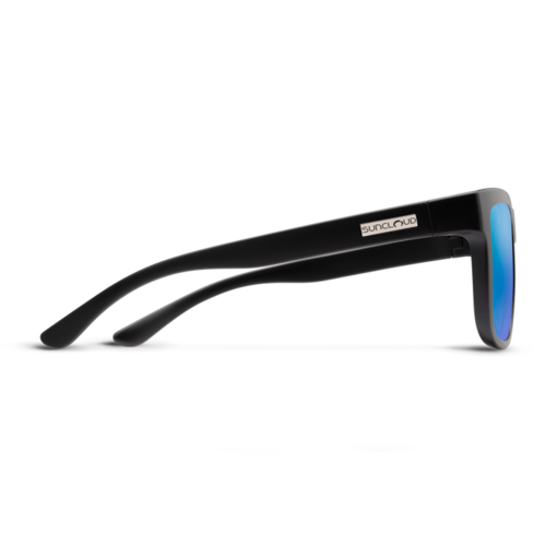 Suncloud Quiver Matte Black / Polarized Blue Mirror