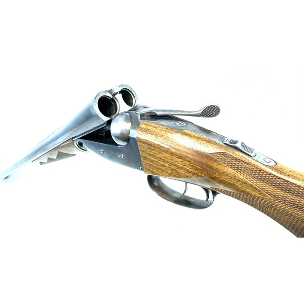 Parker Bros Trojan SxS 16ga Shotgun, 1913, Custom Stock, Excellent Condition