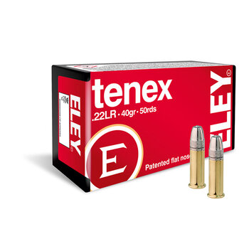 Eley TENEX .22LR EPS Flat Nose 40 gr 1060 fps 50 Rounds