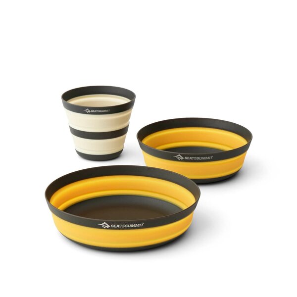 Sea to Summit Frontier UL Collapsible Dinnerware Set Multi 3 Pieces