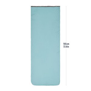 Sea to Summit Comfort Blend Sleeping Bag Liner - Rectangular Aqua Sea Blue