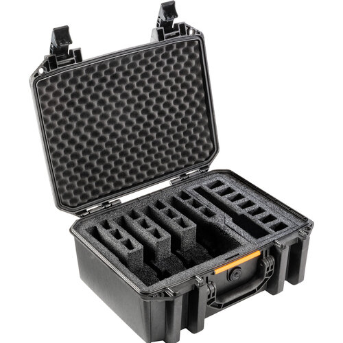 Pelican Vault V300PF5 Custom 5 Pistol Case Black