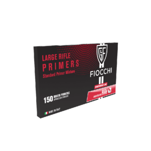 Fiocchi Ammunition Large Rifle Primers, 150 Quantity per Tray