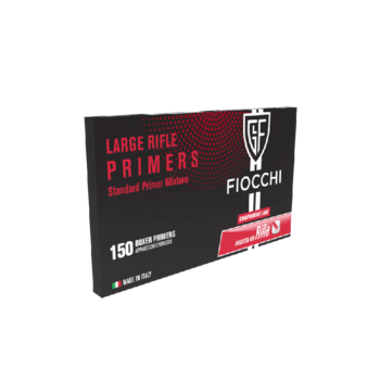Fiocchi Ammunition Large Rifle Primers, 150 Quantity per Tray