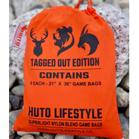 Tagged Out Edition Featherlight Game Bags - set of 5 x 21" x 36"