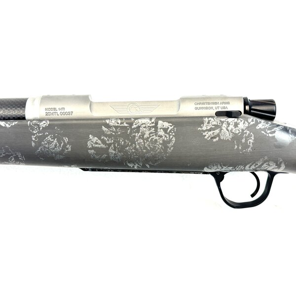 Christensen Arms Ridgeline FFT Titanium 300WM 22" 1:10 Titanium CF Carbon w/ Metallic Gray Accents
