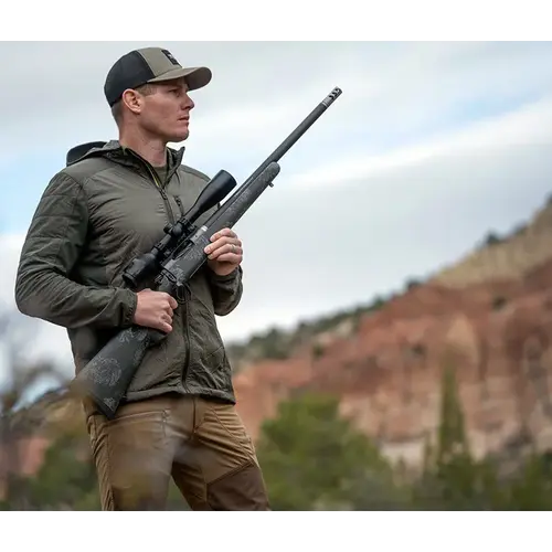 Christensen Arms Ridgeline FFT 308 20" 1:10 SS CF Carbon w/ Green & Tan Accents