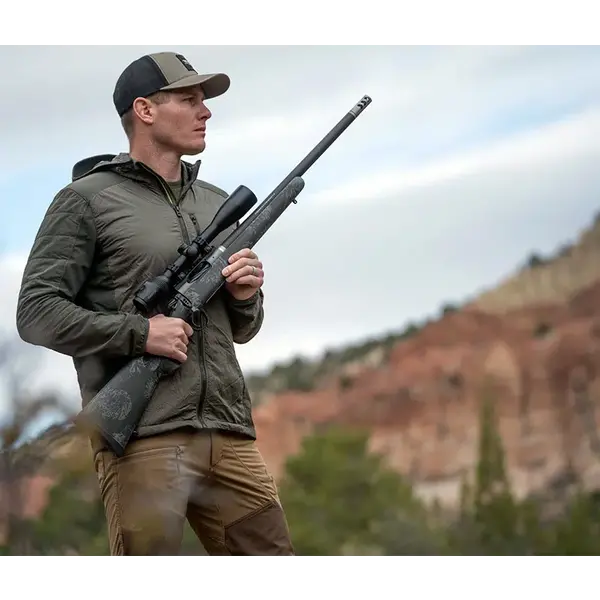 Christensen Arms Ridgeline FFT 6.5CM 20" 1:8 SS CF Carbon w/ Green & Tan Accents