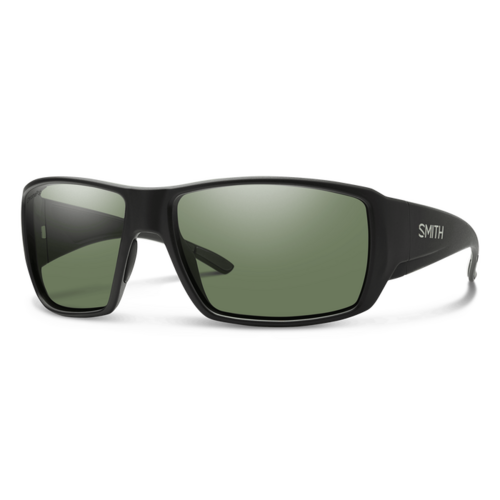 Smith Guide's Choice Matte Black with ChromaPop Polarized Gray Green