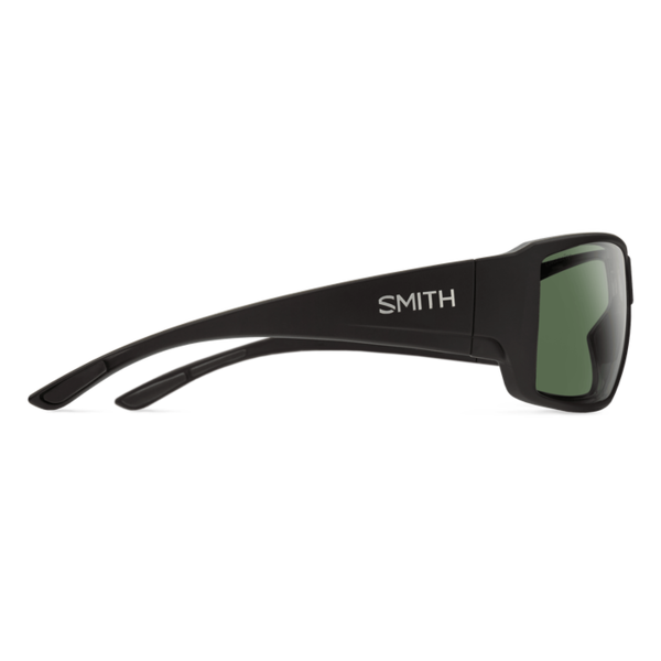 Smith Guide's Choice Matte Black with ChromaPop Polarized Gray Green