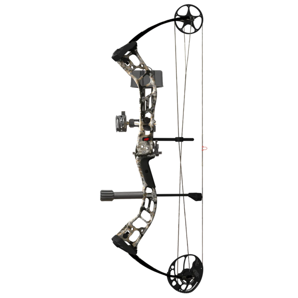 PSE Stinger ATK SS RTS 23" - 30", 25-50lb, 80% Let-Off RH Kryptek Skyfall Camo