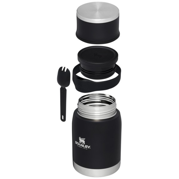 Stanley The Adventure To-Go Food Jar with Spork 24oz / 0.71L Black
