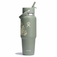 Wide Mouth Travel Bottle with Flex Straw Cap