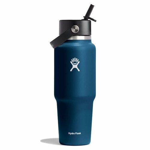 Hydro Flask Wide Mouth Travel Bottle with Flex Straw Cap
