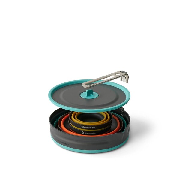 Sea to Summit Frontier UL Collapsible One Pot Cook Set - 2 Person 5 pieces