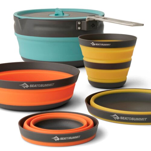 Sea to Summit Frontier UL Collapsible One Pot Cook Set - 2 Person 5 pieces