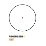 Sig Sauer ROMEO5 Gen II 1x20mm 2 MOA Red Dot Sight Low & 1.41" M1913  I-Beam Mounts