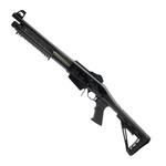 Sulun TAC SP-12 12g 3" Pump Action Spring Assist 15" Ghost Ring Sights Adjustable Stock Breacher & 5 Chokes 1 Five & 1 Ten Round Magazine